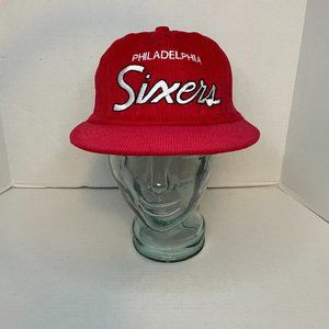 Vintage Style Philadelphia Sixers Corduroy Hat Snapback New NBA Basketball 76ers